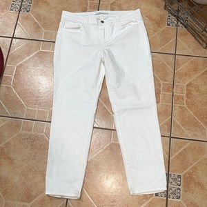 J Brand Women's Crisp White Straight Leg Jeans